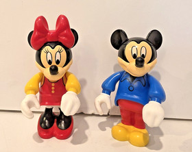 Vintage LEGO Disney Mickey & Minnie Mouse Mini Figure Lot 4165 4176 Rare