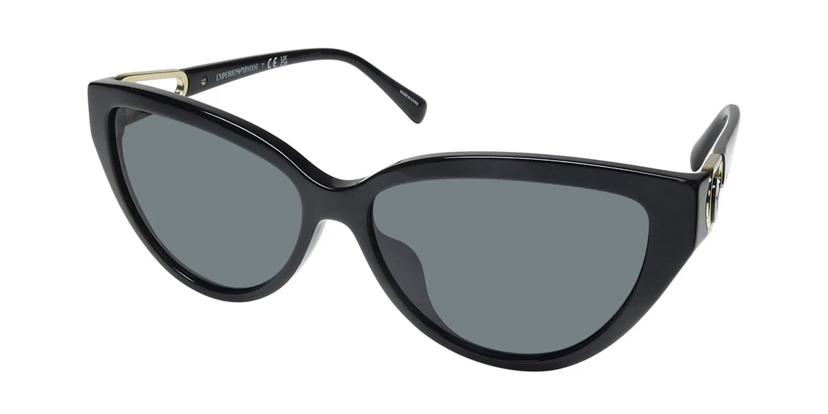 Emporio Armani EA 4030 Classic Black Cat-Eye Sunglasses Emporio Armani Cat Eye Sunglasses Black for Women for sale  main image 2
