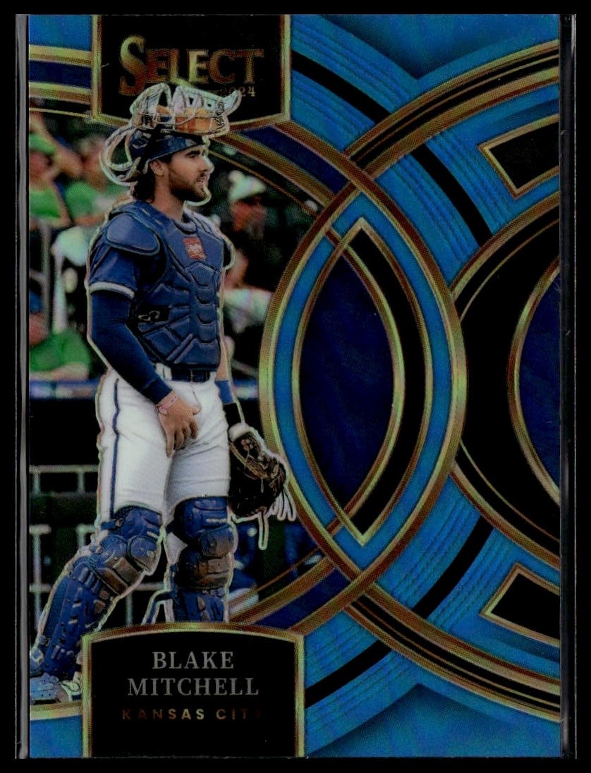 2024 Panini Select #55 Blake Mitchell Blue Prizms #/199