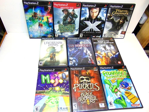 New ListingPlaystation 2, PS2 Games All Complete In Box,  Lot of 10, Very Good