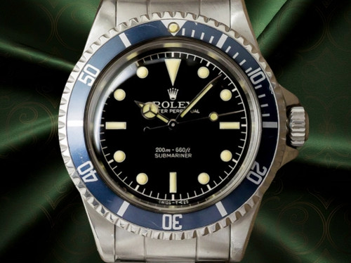 Rolex Submariner Ref.5513 Cal.1530 Black Dial Automatic 40mm Antique Men's watch