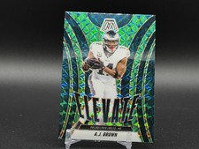 2025 Panini Mosaic #16 A.J. Brown Elevate Mosaic Green