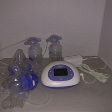 Lansinoh Signature Pro Double Electric Breast Pump - White/Purple