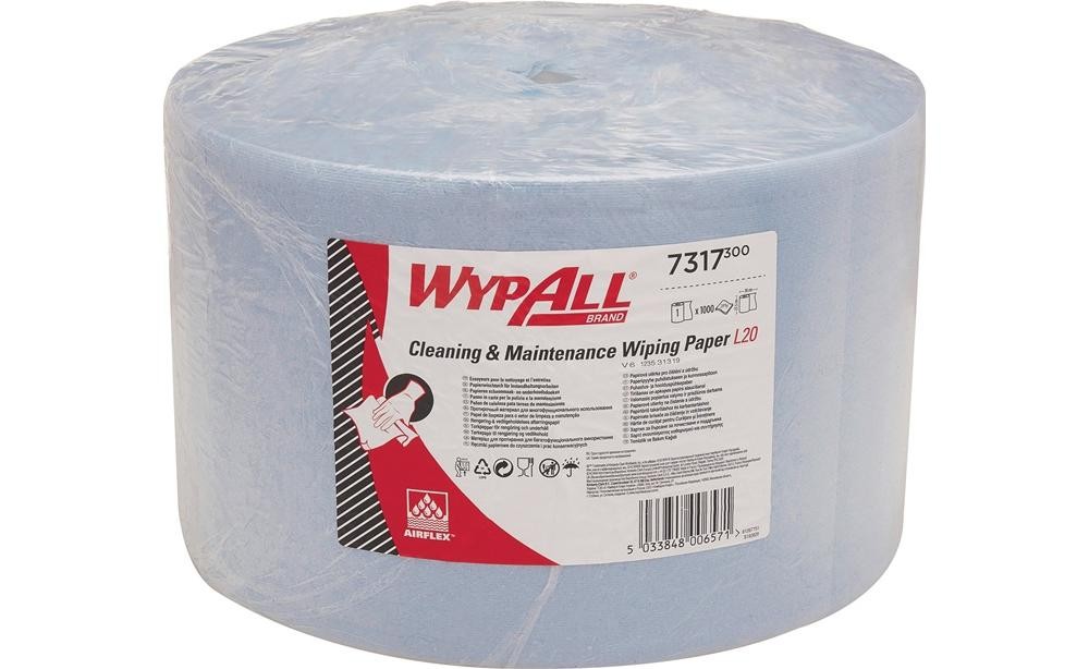 KIMBERLY-CLARK Wischtuch WYPALL L20 EXTRA 7317 Lca380 mmxBca235 mm blau 11490₽