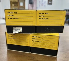 Vintage 1960s Color Film Slides W/ Kodak Calvacade Trays, 2 Boxes  (4 Trays)