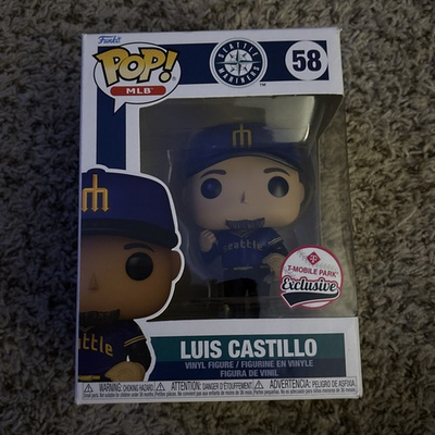 #ad Funko Pop Vinyl Figure MLB #58 Luis Castillo T Mobile Park Exclusive $23.09