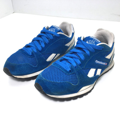 Reebok V69797 GL 3000 Classic Retro Sport Lifestyle Sneaker Youth 3.5 Blue Shoes