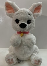 Disney Parks Store Bolt White Dog 10.5" Plush Stuffed Animal Toy Collectible