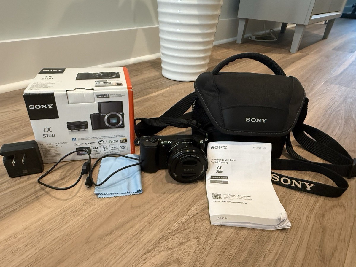 Sony Alpha a5100 ILCE-5100 Mirrorless Camera Kit 24.3MP 16-50mm 