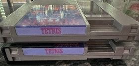 Nintendo Tetris Puzzle NES Juego Cartuchos Lote de 2 NTSC-U/C 1988 con Manual y SLV
