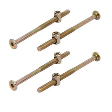 M6x100mm Hex Socket Pan Head Screws Bolts Barrel Nuts 4 Sets