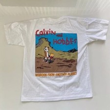 Retro Rare Calvin And Hobbes Shirt Vintage Clothing Weirdos Comic Strip Cartoon