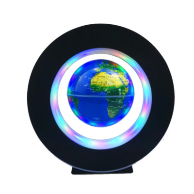 Levitating Lamp Magnetic Levitation Globe LED World Floating Lamp Rotating Globe