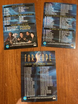 Farscape Season 2 Complete 72-Card Trading Card Set (2001 Rittenhouse) - Includes 10 Costume Challenge Cards