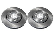 Pair of Front Brake Discs FOR SKODA FABIA I 1.4 CHOICE2/2 99->08 Febi