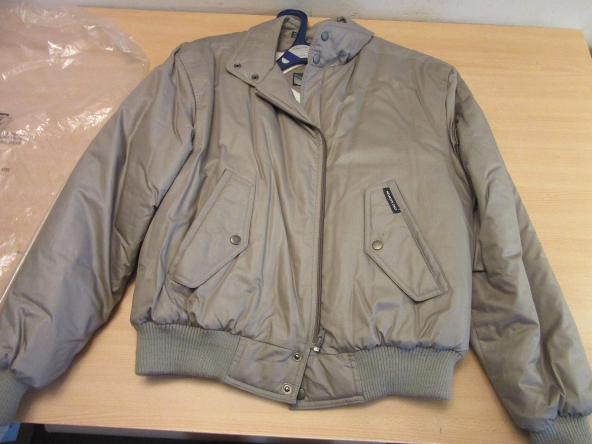 Vintage Members Only, Europe Craft Mens lined jacket, sz 42 color 557 light  gray