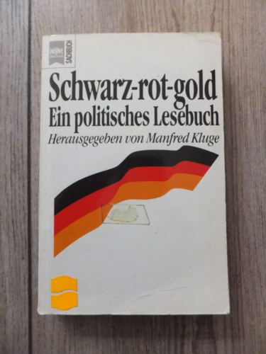 Buch,  Schwarz-Rot-Gold, in politisches Lesebuch, Manfred Kluge - Bild 1 von 14