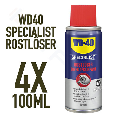 WD-40 SPECIALIST 4x 100ml RUST REMOVER RUST REMOVER RUST REMOVER CREEP OIL