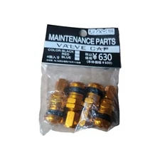 RAYS volk racing Aluminium Valve Stems GOLD UNIVERSAL FORGED 4 PCS/SET