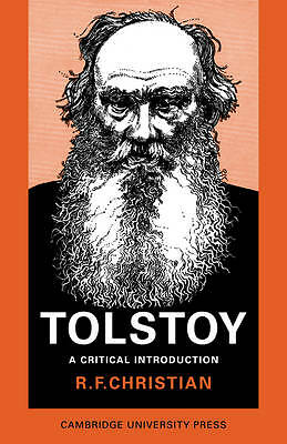 Tolstoy A Critical Introduction Christian Paperback Cambridge University Press