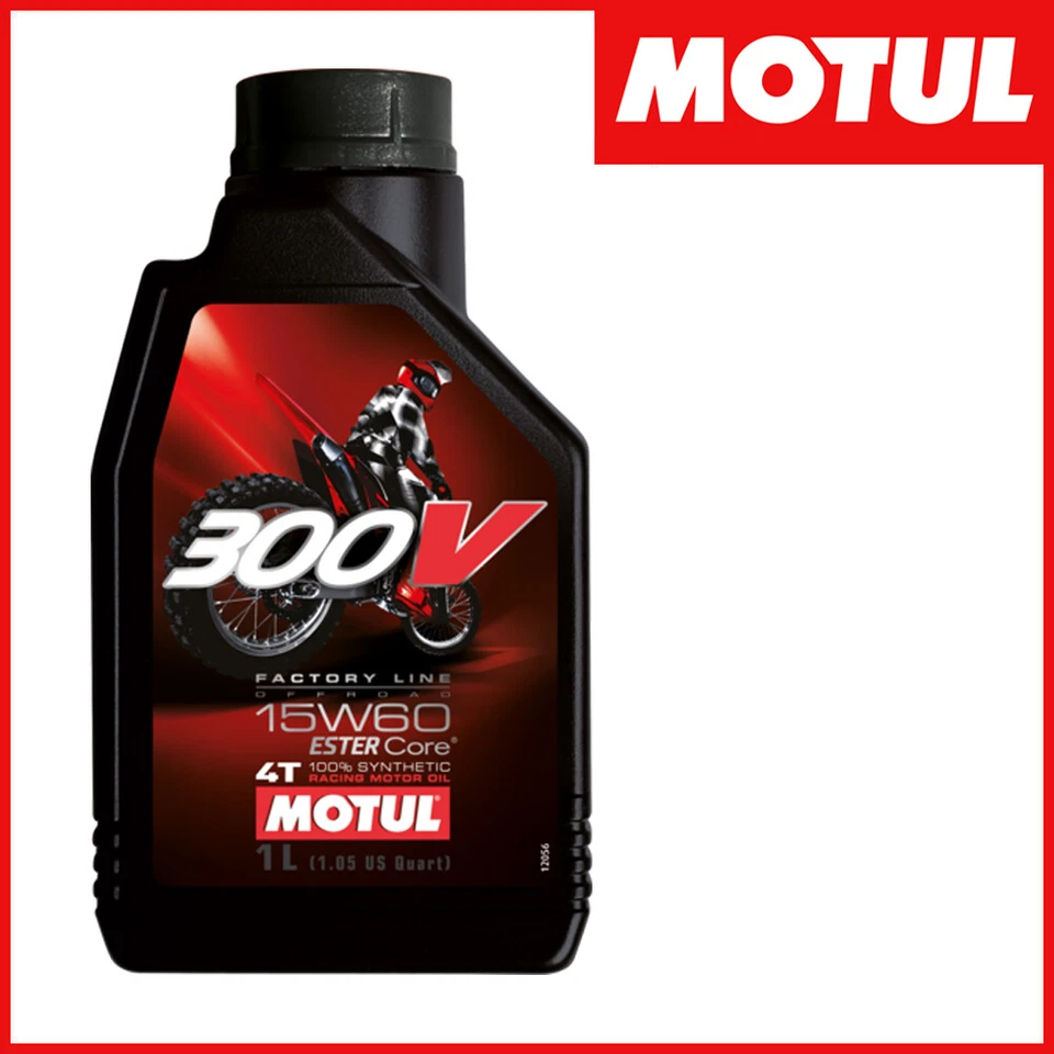 [ Motul ] 300V Fl Off Road 15W60 - Huile 100% Synthétique Ester Pour Moto 4T/1L - Photo 1/1