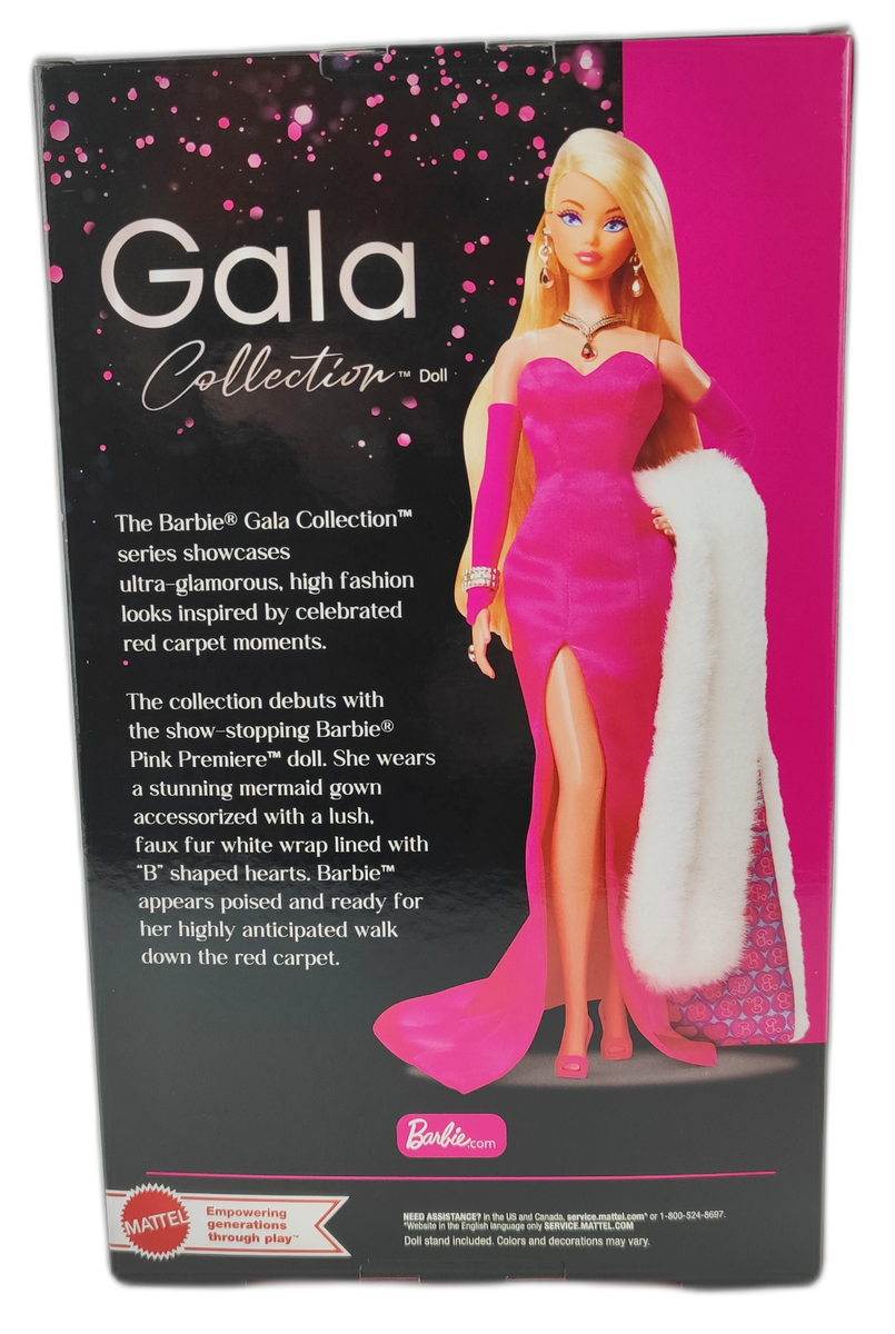 Mattel HRM28 Barbie Signature Barbie Gala Collection Pink Premiere