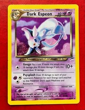Lotto Carte Pokemon Dark Espeon 4/105 Neo Destiny Holo Ultra Rara
