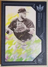 2022 Panini Diamond Kings Rookies Navy Blue Frame Border Jake Burger #169 Rookie
