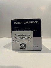 Brand New Sealed LCL-C360DNW K Yellow Toner C...