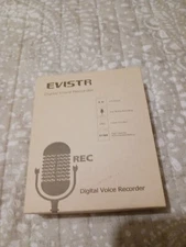 EVISTR Black L57 Mini Digital Voice Recorder Voice Activated New Open Box