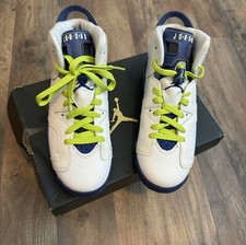 Air Jordan 6 Retro Fierce Green Kids Size 5.5 Youth
