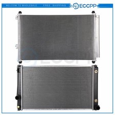 Aluminum Radiator & AC Condenser Cooling Kit For 2006-2012 Toyota RAV4