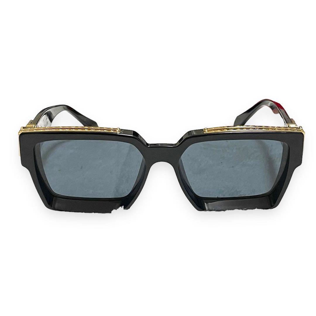 Louis Vuitton Millionaire 1.1 Z1165E Black Gold Sunglasses Louis Vuitton Millionaire 1.1 Z1165E Black Gold Sunglasses