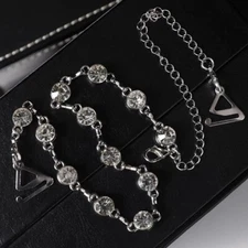 16” Decorative Fashion Bra Straps-Rhinestones Nickel & Lead Free X2 a Pair