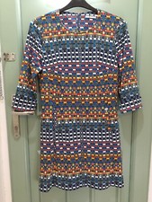 Geometric Vintage Style Dress 12