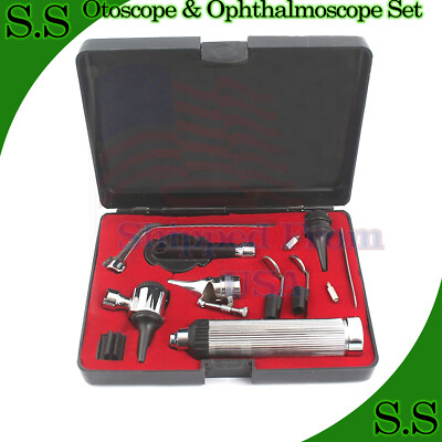 Medical Diagnostic Tool Set Otoscope & Ophthalmoscope Set - ENT & Eye ...