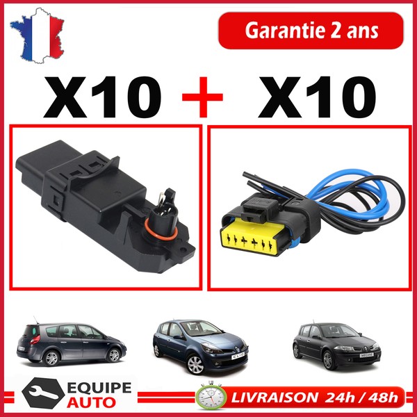 10 KomfortmodulgehäUse Temic Elektrisches Fensterheber-Steckdose FüR Megane 2-image
