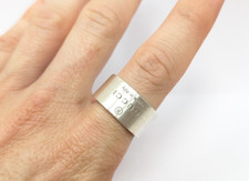 Anello Gucci in argento 925 maschile silver luxury ring male