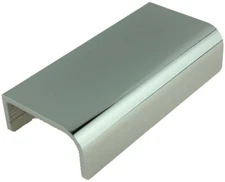 (12 Pack) 3-3/4" Tab Finger Pull Chrome