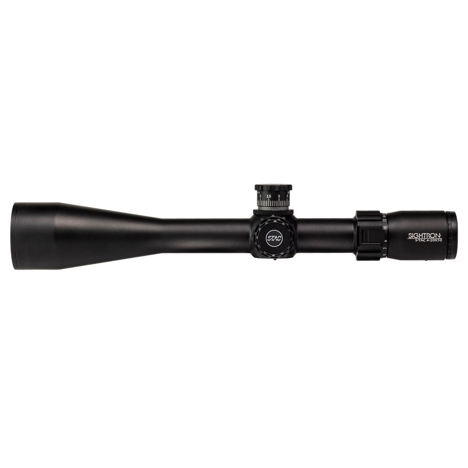 Sightron S-Tac 4-20x50 FFP Illuminated MRAD Zero Stop 0.1 MRAD Mil-Hash 4 Rif... - Image 2 of 4