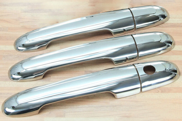 Set Edelstahl TüRgriffe Blenden Chrom FüR Mercedes Vaneo Vito W639 Viano 3 TüRer-image
