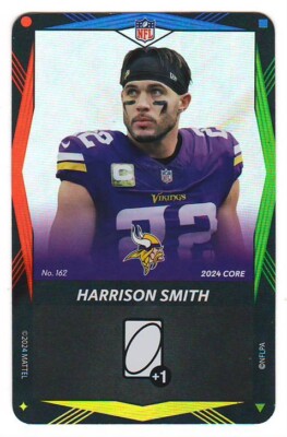 Harrison Smith 2024 UNO Elite NFL FOIL Wild Card Blue Green Red Yellow SSP  rare! | eBay