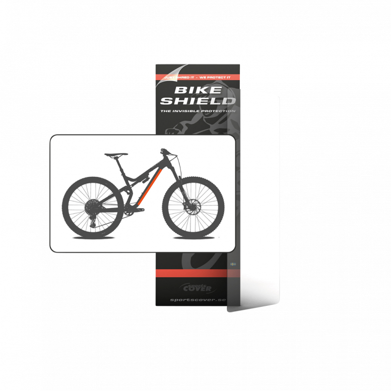 Bike Shield Down Tube, Kit Scudo Unisex-Adulto, Trasparente, L