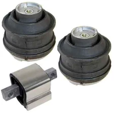 Engine Motor Mount Hydraulic & Transmission Mount Kit Set 3pcs for Mercedes-Benz