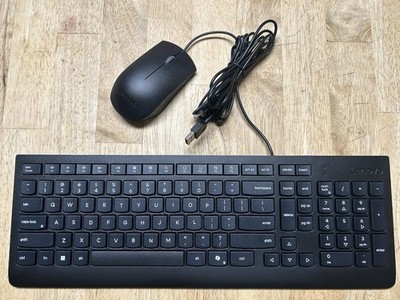 Lenovo Calliope Gen 2 Black USB Wired Desktop Keyboard with Mouse