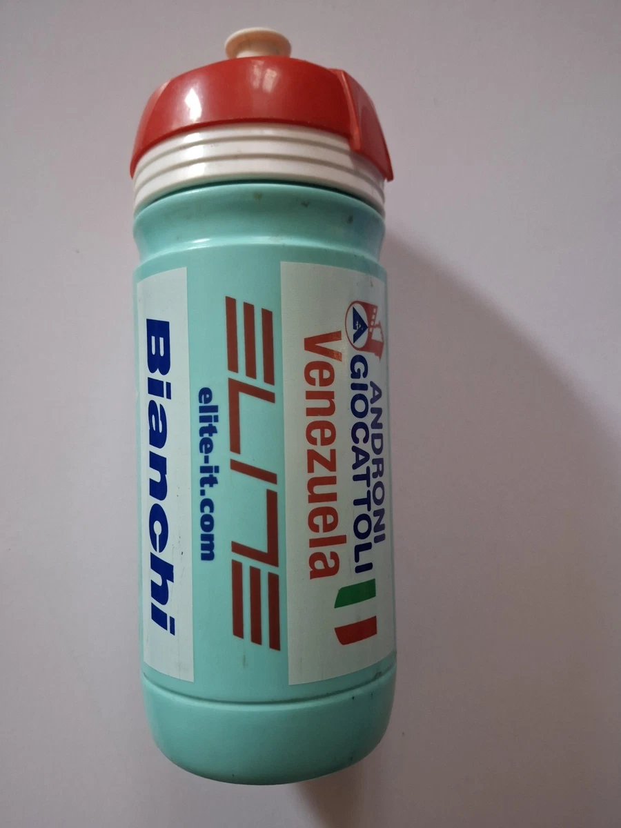 Bidon Vélo Vintage Bianchi Androni Elite – Blanc, Pour Collection Ou Déco