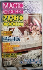 Magic Crochet Magazines 2 2/89  4/90 p82 ea. Plastic Holders Attached Illus