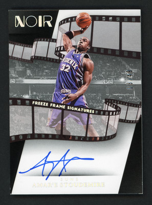 2023-24 Panini Noir Basketball Amar'e Stoudemire #FFS-AST Freeze Frame Auto /49