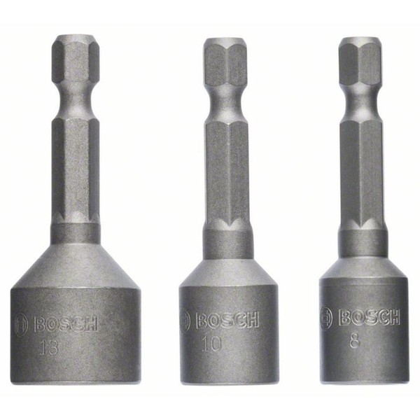 Bosch Accessories 2608551078 SteckschlüSseleinsatz 8 Mm, 10 Mm, 13 Mm 50 M...-image