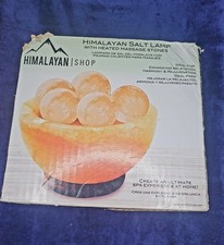 Himalayan Shop Heated Massage Stones Electric Authentic Himalayan Salt Lamp